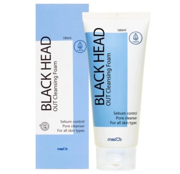 رغوة تنظيف مضادة للرؤوس السوداء MED:B Black Head OUT Cleansing Foam