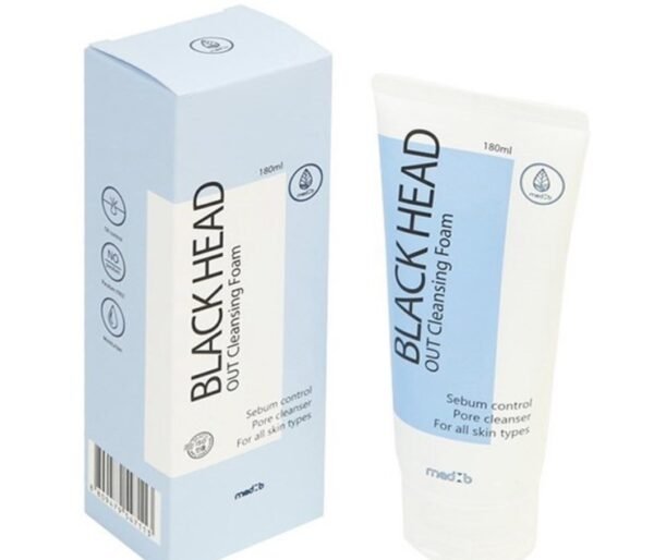 رغوة تنظيف مضادة للرؤوس السوداء MED:B Black Head OUT Cleansing Foam