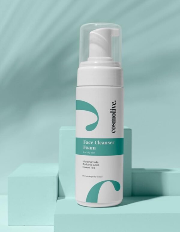 cosmolive face cleanser foam for oily skin للبشره الدهنيه