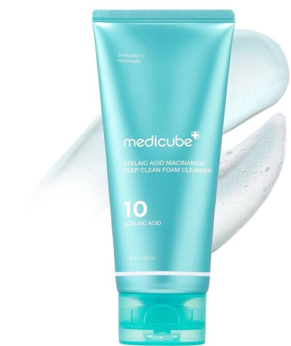 img_0342 غسول Medicube Azelaic Acid Niacinamide Deep Clean Foam Cleanser للبشره المعرضه للحبوب