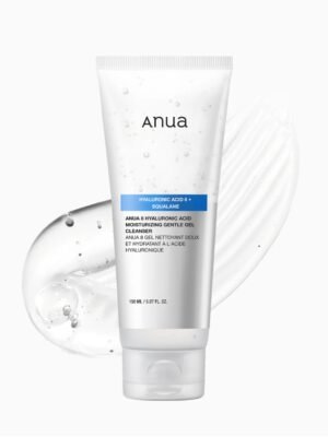 غسول ANUA 8 Hyaluronic Acid + Squalane Moisturizing Gentle Gel Cleanser جل للبشره المختلطه