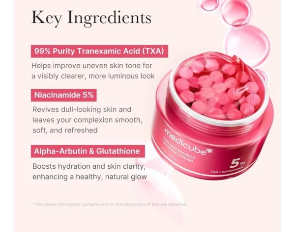 ميديكيوب , كريم الكبسولات لتفتيح البشرة | Medicube TXA Niacinamide Capsule Cream لكل انواع البشره