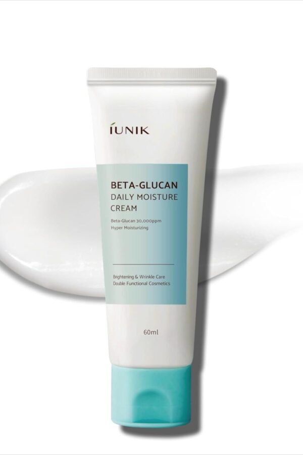 IUNIK BETA-GLUCAN DAILY MOISTURE CREAM - 60ML | ايونيك مرطب بيتا غلوكان يومي للوجه - 60 مل للبشره الجافه