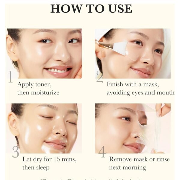 Medicube KOJIC mask ماسك التفتيح الليلي بالكوجيك أسيد والكركم