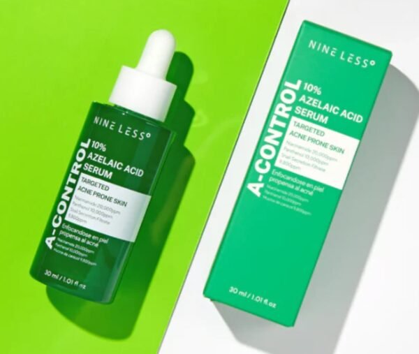 NINE LESS A-CONTROL 10% AZELAIC ACID SERUM - 30ML | ناين ليس سيروم الأزليك اسيد 10% - 30 مل