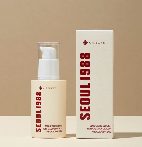 img_1267 KSECRET SEOUL 1988 Serum : Retinal Liposome 2% + Black Ginseng سيروم غني بالريتنول بنسبة ٢% + الجينسينغ الأسود