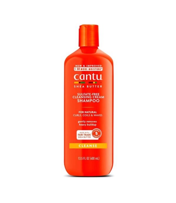هو Cantu Sulfate-Free Cleansing Cream Shampoo (شامبو كانتو) للشعر الكيرلي