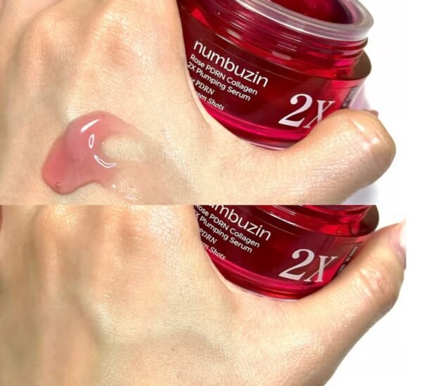Numbuzin No. 2 Rose PDRN Collagen 2X Plumping Serum سيروم الكولاجين