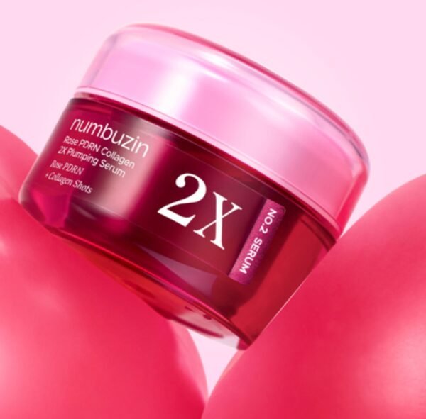 Numbuzin No. 2 Rose PDRN Collagen 2X Plumping Serum سيروم الكولاجين