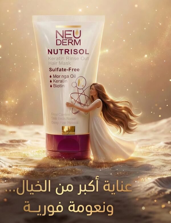 ماسك الشعر بالكرياتين لنعومه و ترطيب الشعر